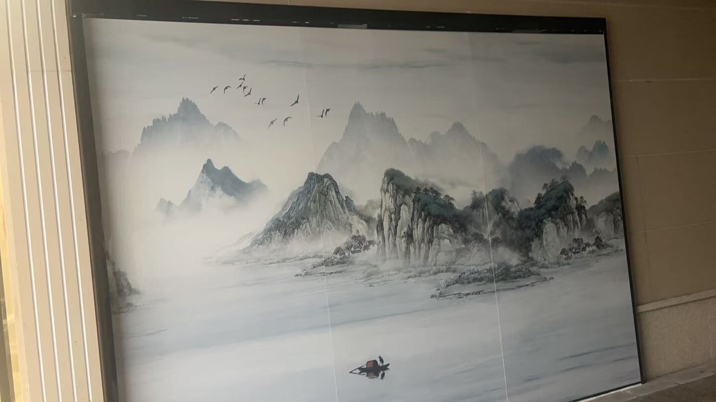 大理石背景墙